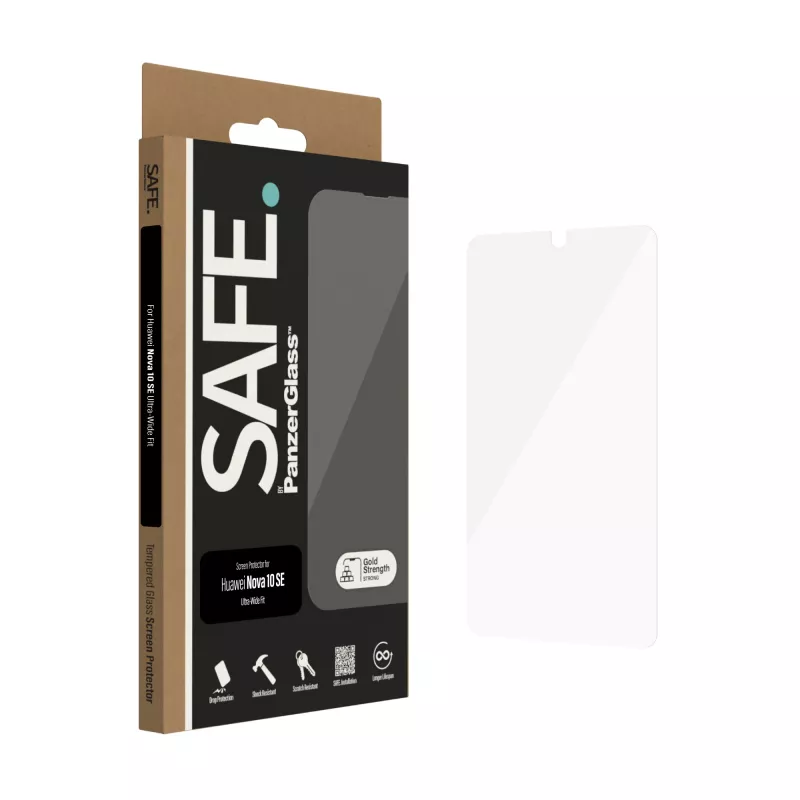 PanzerGlass SAFE. by ® ochrana displeja Huawei Nova 10 SE | Ultra-Wide Fit