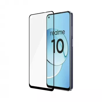 Tvrdené pancierové sklo PanzerGlass SAFE pre Realme 10 — Ultra-Wide Fit, čierne