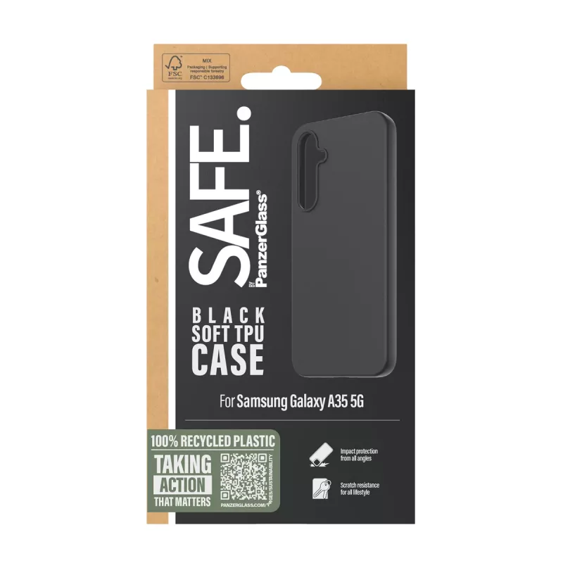 PanzerGlass SAFE. by ® TPU puzdro Samsung Galaxy A35 5G | Čierna