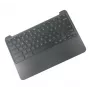 Základňa krytu notebooku so severskou klávesnicou HP 917442-DH1 pre HP Chromebook 11 G5, čierna