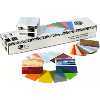 PVC karta Zebra Premier 15 mil 104523-215