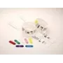 Zebra spony pre náramky QuickClip modrá 97032-BLUE