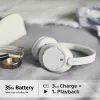 Sony WH-CH720 headset káblový aj bezdrôtový cez hlavu hovory/hudba USB Type-C Bluetooth biely