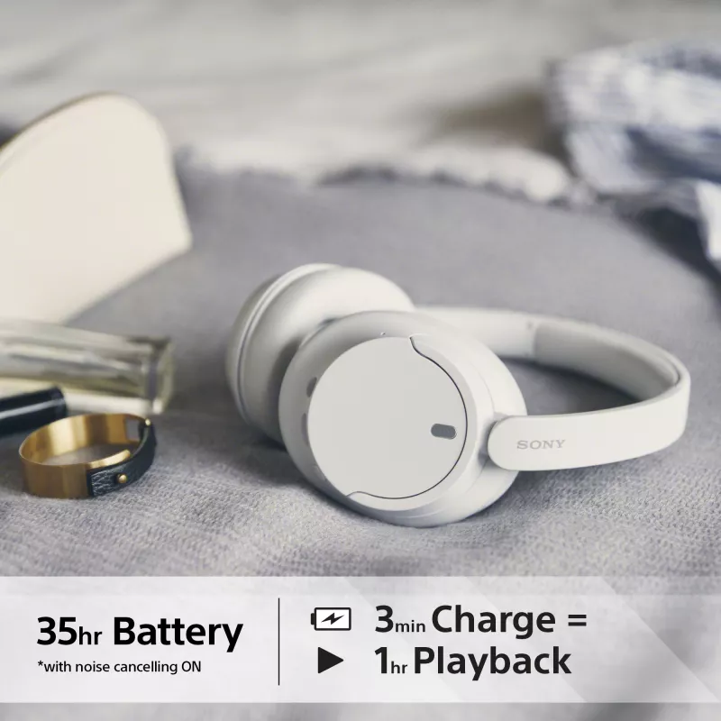 Sony WH-CH720 headset káblový aj bezdrôtový cez hlavu hovory/hudba USB Type-C Bluetooth biely
