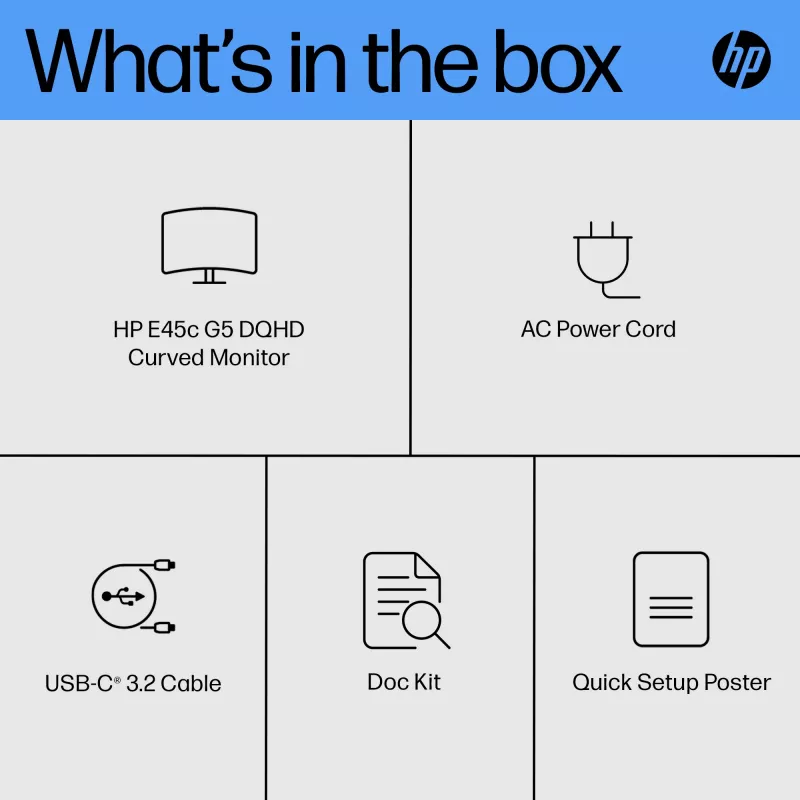 Monitor HP E45c G5 44,5 palca Dual QHD LCD 5120 x 1440