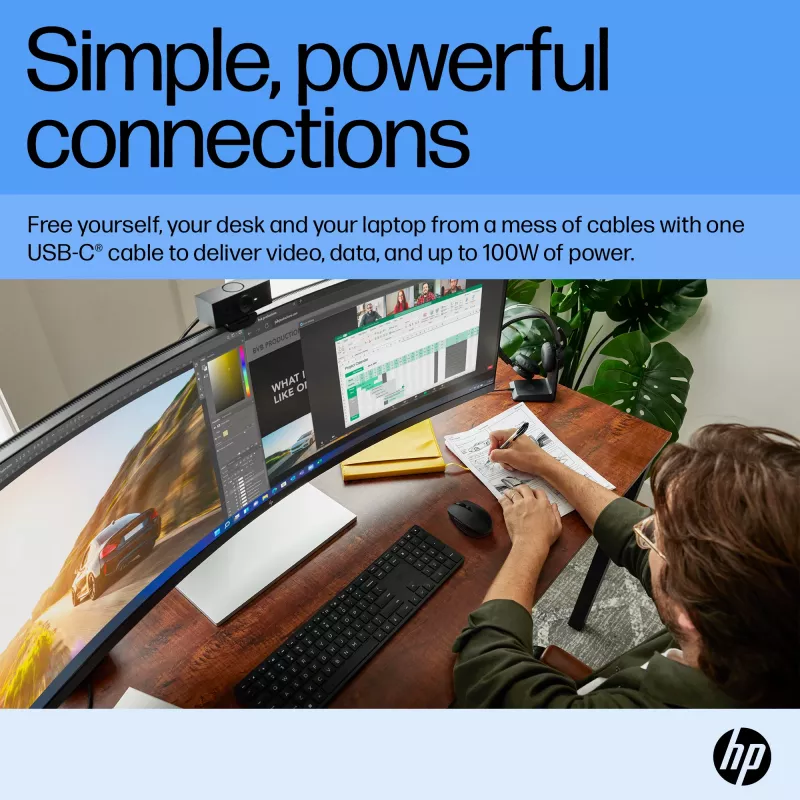 Monitor HP E45c G5 44,5 palca Dual QHD LCD 5120 x 1440