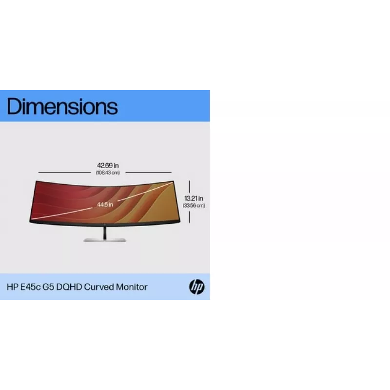 Monitor HP E45c G5 44,5 palca zakrivený Dual QHD 5120 x 1440