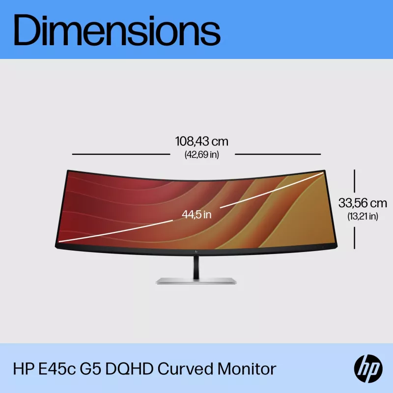Monitor HP E45c G5 44,5 palca zakrivený Dual QHD 5120 x 1440