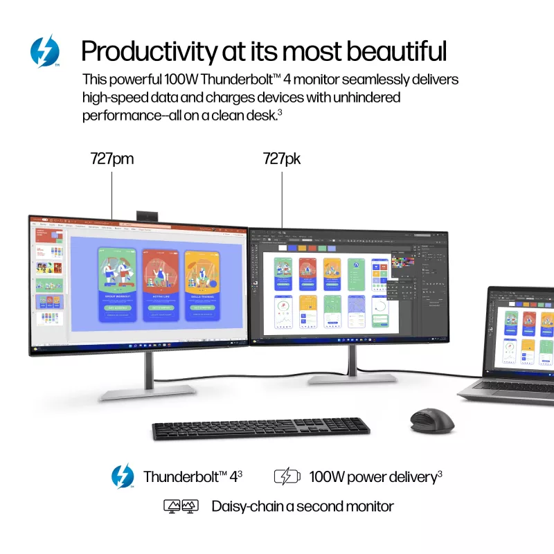 HP Series 7 Pro 27 palcov 4K Thunderbolt 4 monitor – 727pk