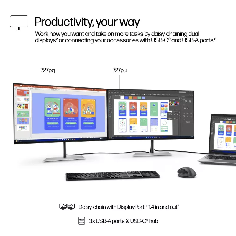 Monitor HP Series 7 Pro 27 palcov QHD displej Quad HD 2560 x 1440