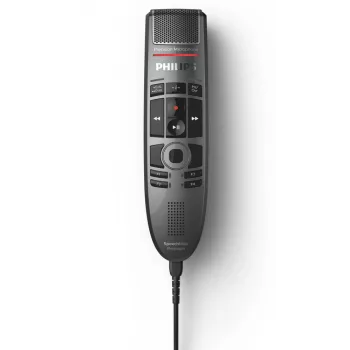 Mikrofón Philips SpeechMike Premium Touch čierny jednosmerný USB káblový -37 dB