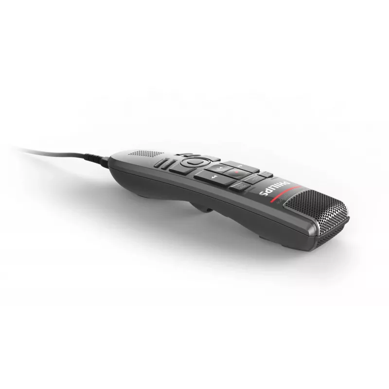 Mikrofón Philips SpeechMike Premium Touch čierny jednosmerný USB káblový -37 dB