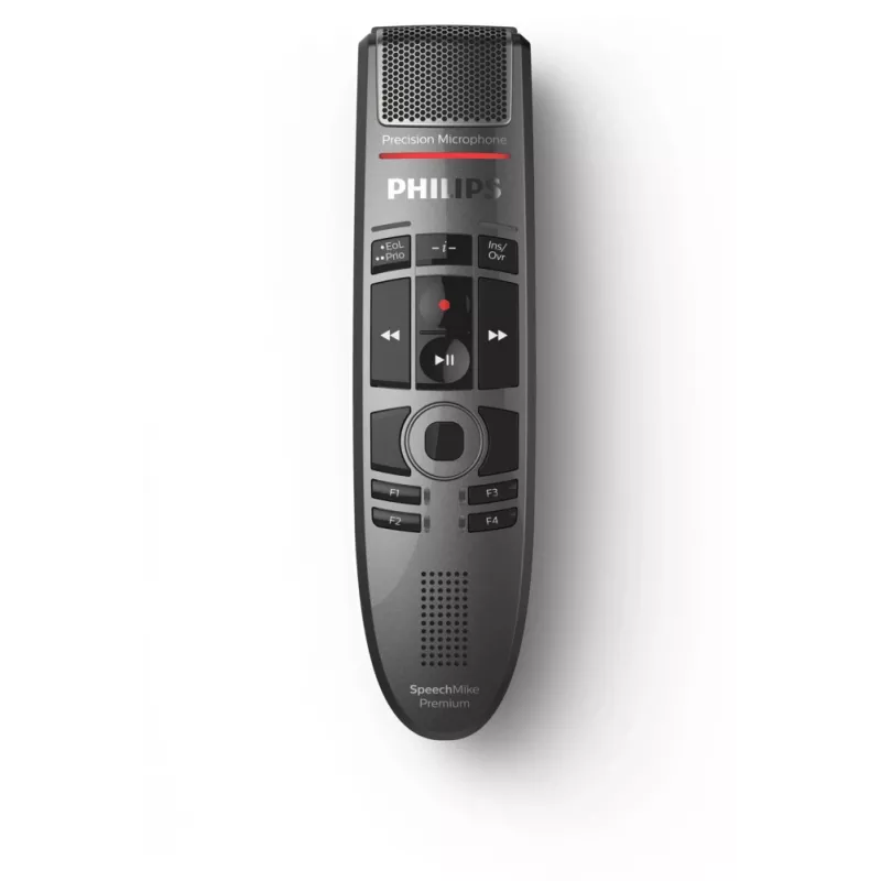 Mikrofón Philips SpeechMike Premium Touch čierny jednosmerný USB káblový -37 dB