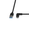 Lindy 1,5 m USB 3.2 Type-A-na-C kábel, 90° zahnutý, 10 Gbit/s