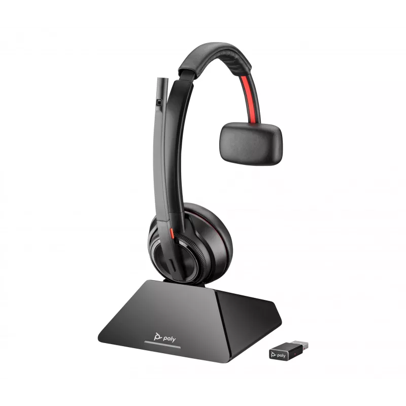 HP Poly Savi 8210 monaurálny DECT 1880-1900 MHz Top + nabíjacia stanica