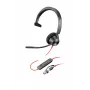 HP Poly Blackwire 3310 Microsoft Teams Certified headset + USB-C/A adaptér TAA