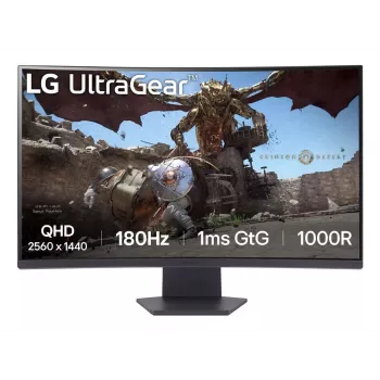 LG 32GS60QC-B počítačový monitor 80 cm (31,5 palca) 2560 x 1440 pixelov Quad HD čierny