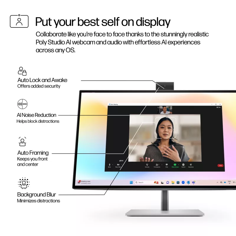 HP Series 7 Pro 27 palcov 4K konferenčný monitor - 727pm
