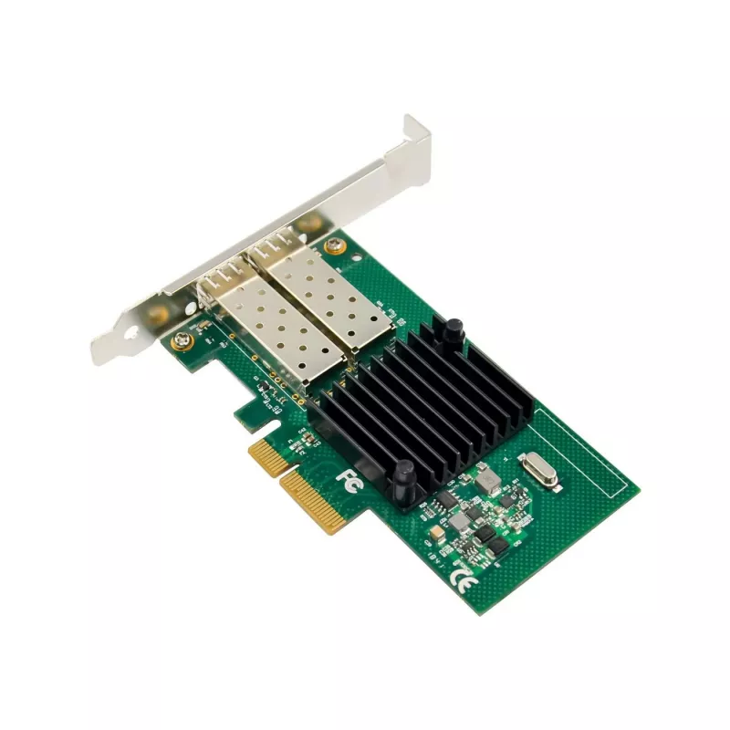 PCIe x4 sieťový adaptér MicroConnect MC-PCIEX4-I350-F2 s čipovou sadou Intel I350, dvojportový