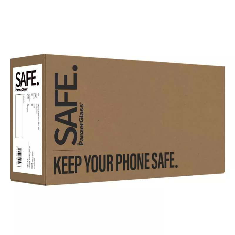 PanzerGlass SAFE. by ® TPU puzdro iPhone 12 Mini | čierna | Bulk