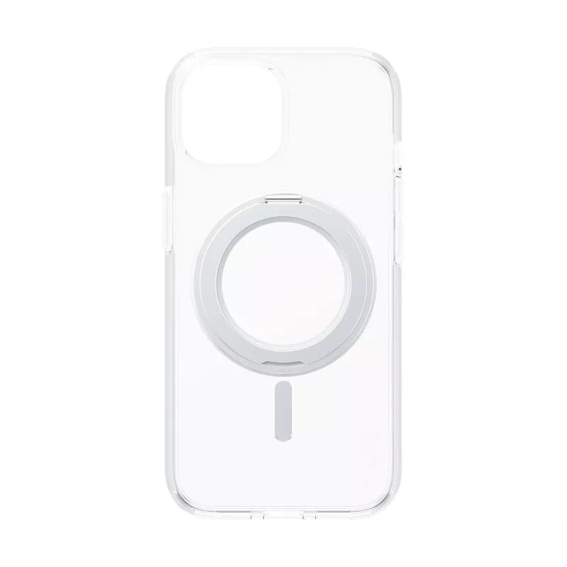 PanzerGlass CARE™ by ® puzdro transparentná s strieborným stojanom & MagSafe iPhone 15