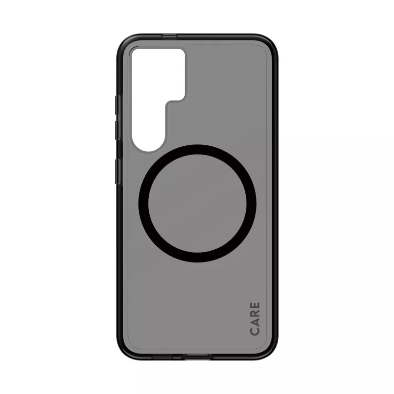 PanzerGlass CARE™ by ® Urban Combat Case Smokey s čiernou Qi kompatibilné Samsung Galaxy S24