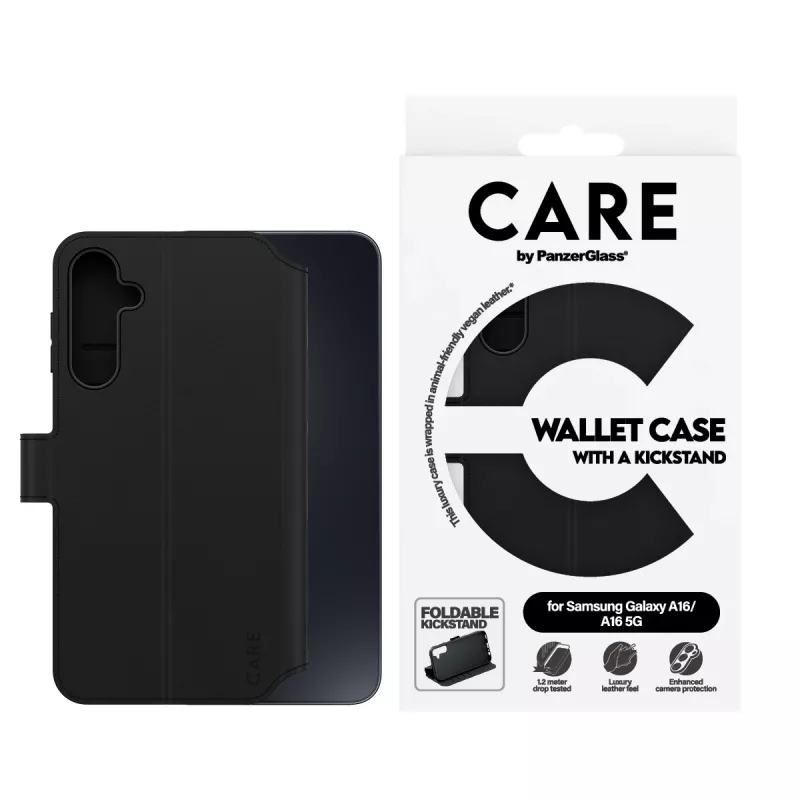 PanzerGlass CARE™ by ® puzdro s peňaženkou a stojanom Samsung Galaxy A16 4G | A16 5G