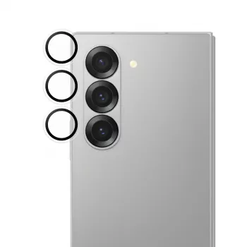 Ochranné sklo kamery PanzerGlass Hoops transparentné pre Samsung Galaxy Z Fold7 (tvrdené sklo, silikón)