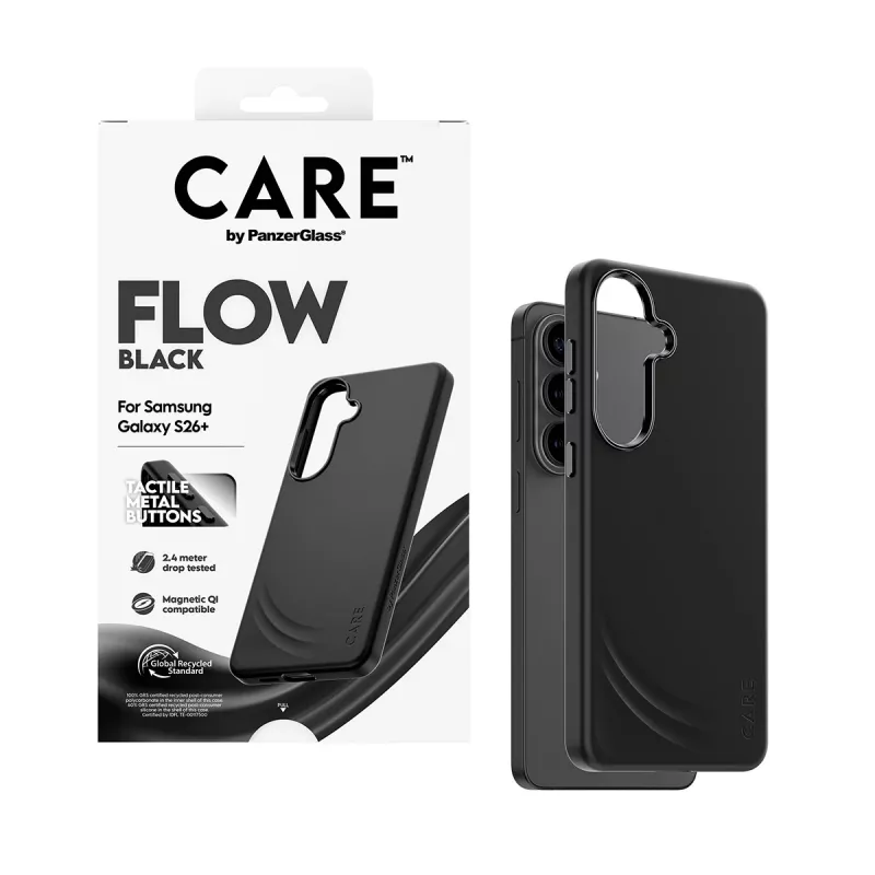 PanzerGlass CARE™ by ® Flow Case čierne s Qi Samsung Galaxy S26+