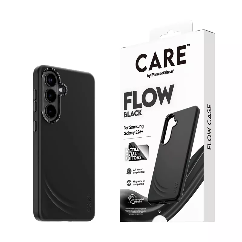 PanzerGlass CARE™ by ® Flow Case čierne s Qi Samsung Galaxy S26+