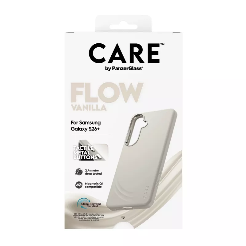 PanzerGlass CARE™ by ® Flow Case Vanilla s Qi Samsung Galaxy S26+