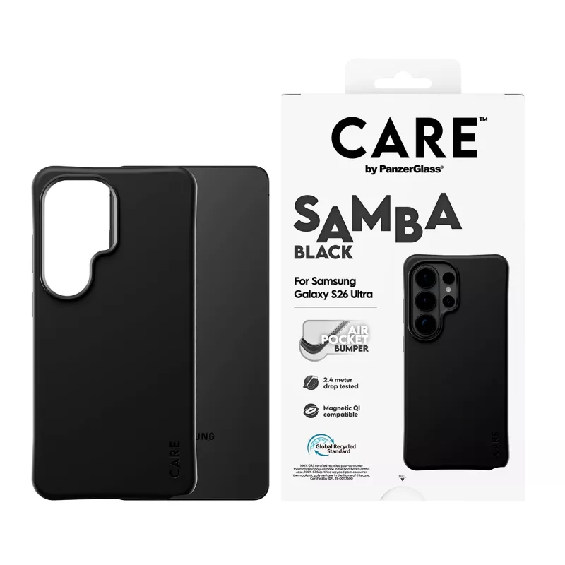 PanzerGlass CARE™ by ® Samba Case čierne s Qi Samsung Galaxy S26 Ultra