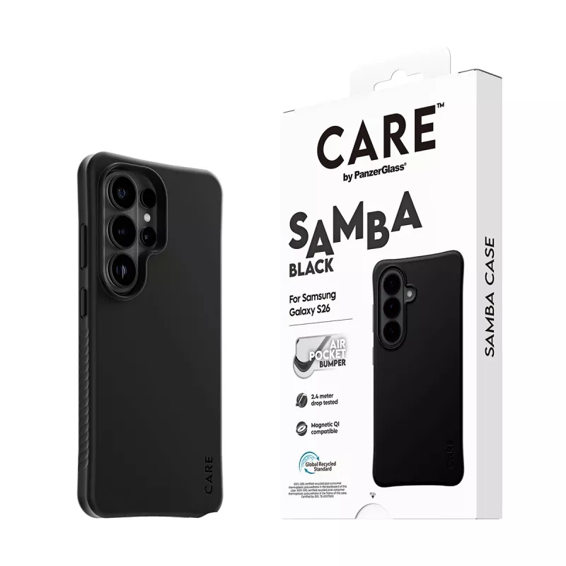 PanzerGlass CARE™ by ® Samba Case čierne s Qi Samsung Galaxy S26 Ultra