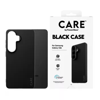 Ochranné puzdro z TPU PanzerGlass CARE™ pre Samsung Galaxy S26 – čierne