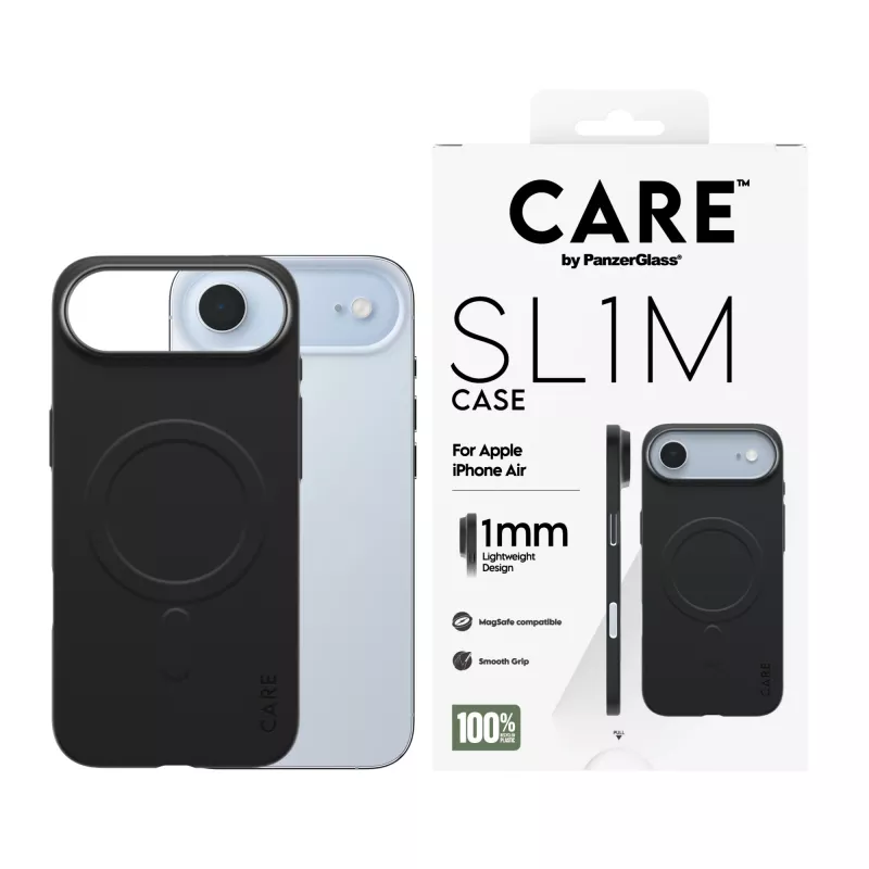 Ochranné puzdro PanzerGlass CARE SL1M s MagSafe pre Apple iPhone Air, čierne