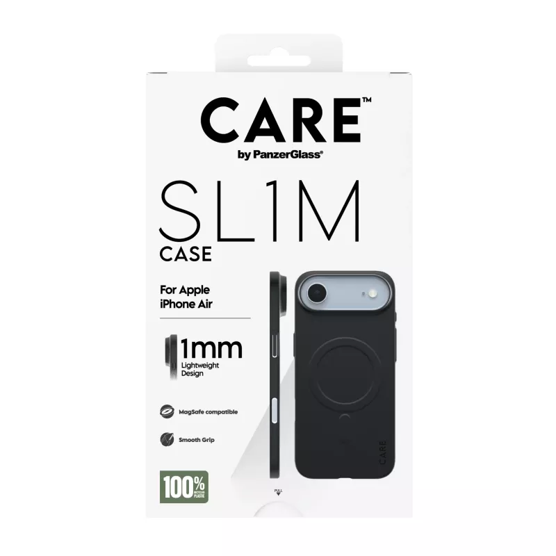 Ochranné puzdro PanzerGlass CARE SL1M s MagSafe pre Apple iPhone Air, čierne