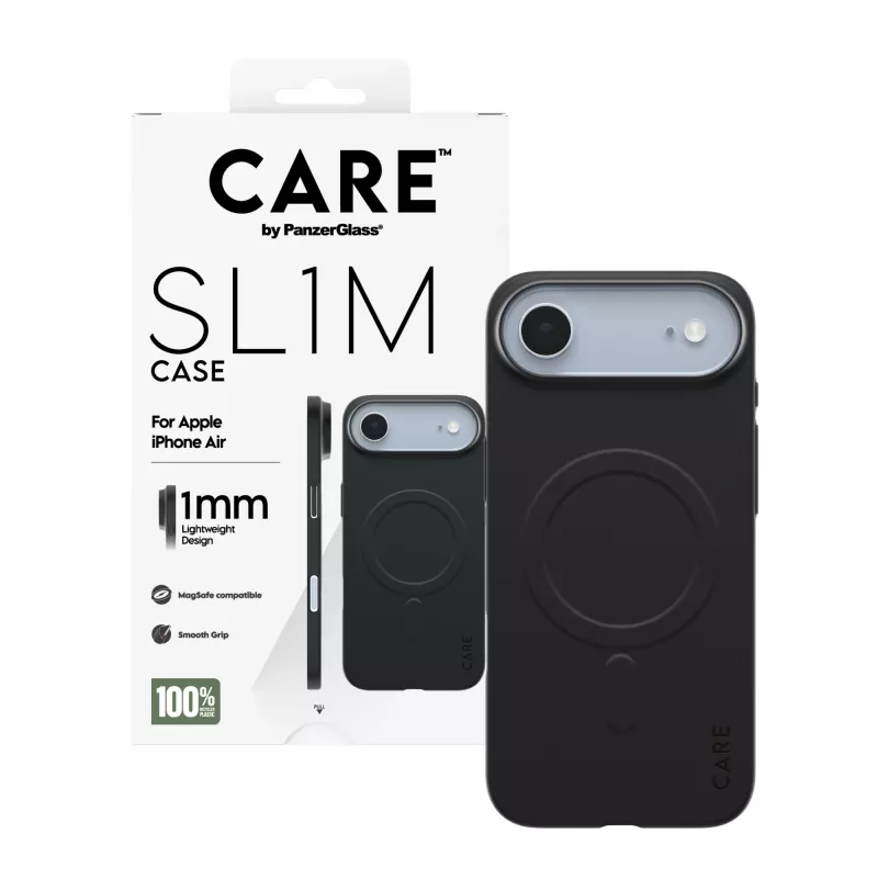 Ochranné puzdro PanzerGlass CARE SL1M s MagSafe pre Apple iPhone Air, čierne