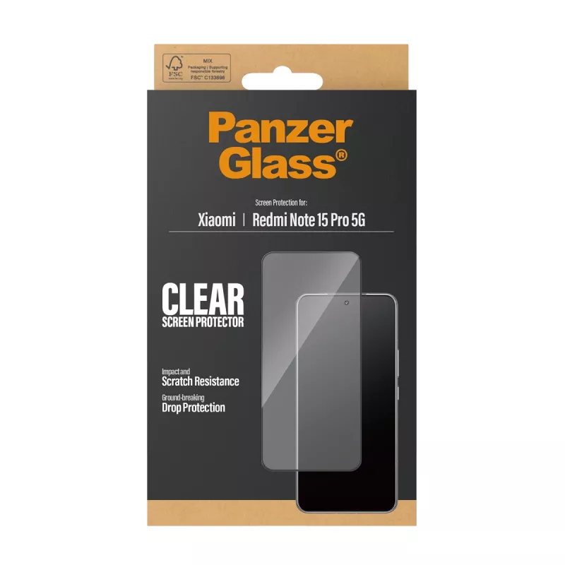 PanzerGlass ® ochrana displeja Xiaomi Redmi Note 15 Pro 5G | Ultra-Wide Fit