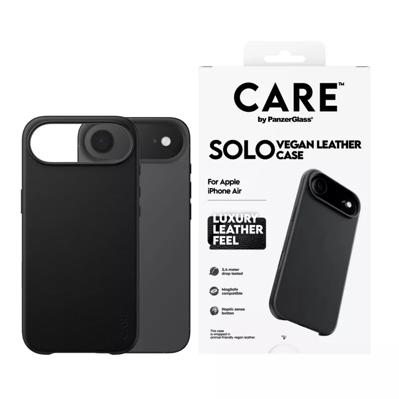 Ochranné puzdro PanzerGlass CARE Solo pre Apple iPhone Air, čierne