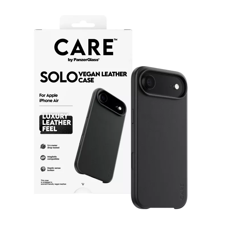 Ochranné puzdro PanzerGlass CARE Solo pre Apple iPhone Air, čierne