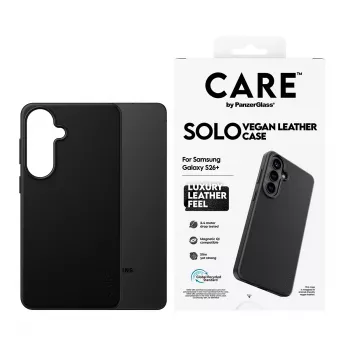 Ochranné puzdro PanzerGlass CARE Solo Case pre Samsung Galaxy S26+ – čierne, kompatibilné s Galaxy S26+