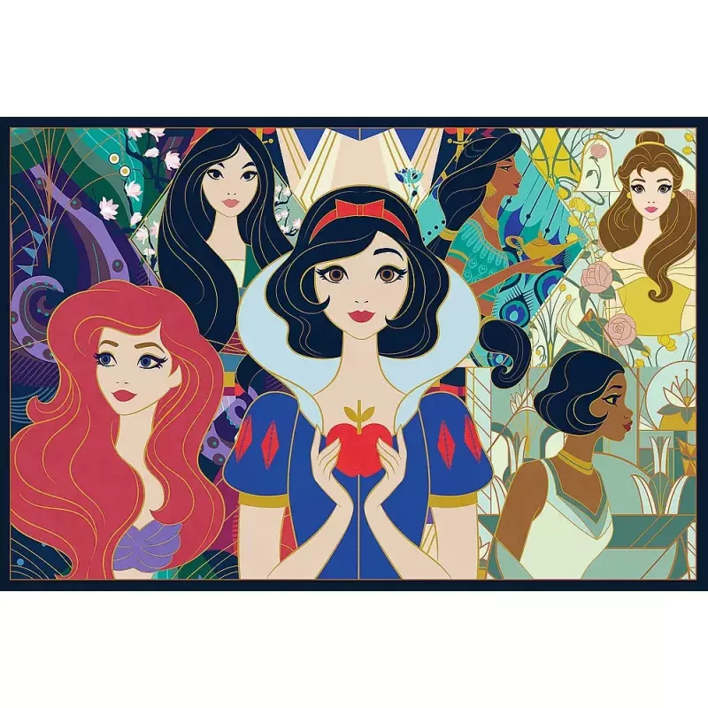 Puzzle TREFL Puzzle 2x200 dielov Disney Princess – 2 puzzle, každé 200 dielov