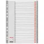 Esselte Index 1-31 PP A4 sivá, číselný register, polypropylén (PP), A4, 225 mm, 297 mm, 1 ks