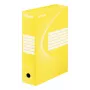 Esselte archivačná krabica Vivida FSC® BOXY 100 mm, žltá, A4, na šírku/na výšku, 100 mm, 352 mm, 250 mm
