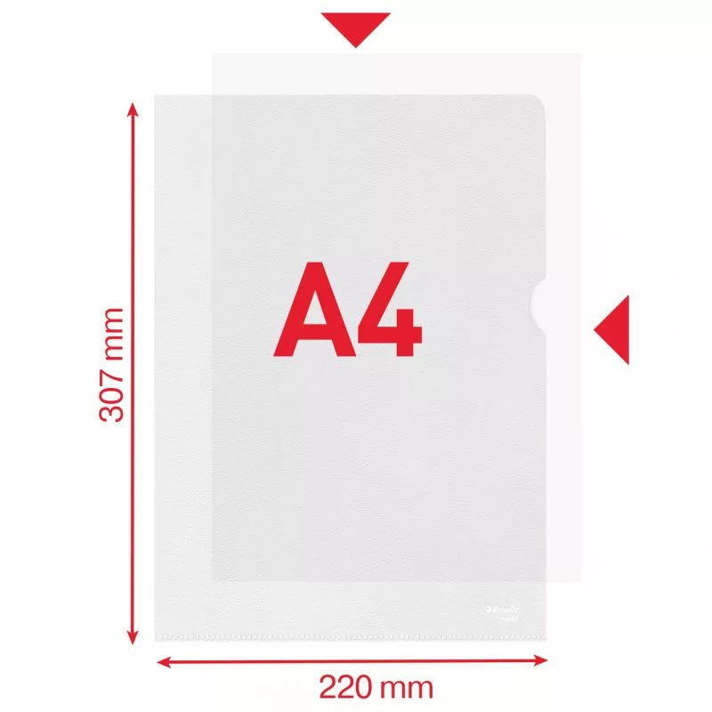 Zakladač Esselte Essential A4, 30 % recyklovaný plast z pre-spotrebníckeho odpadu
