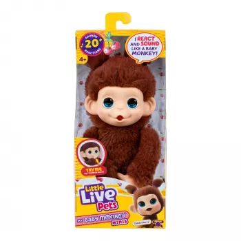 Moose Toys Little Live Pets My Baby Monkey 'Chikki Cherry', chlapec/dievča, 2 rok(ov), so zvukom