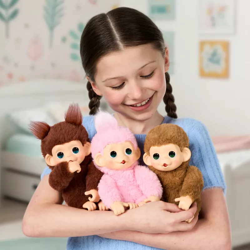Moose Toys Little Live Pets My Baby Monkey 'Chikki Cherry', chlapec/dievča, 2 rok(ov), so zvukom