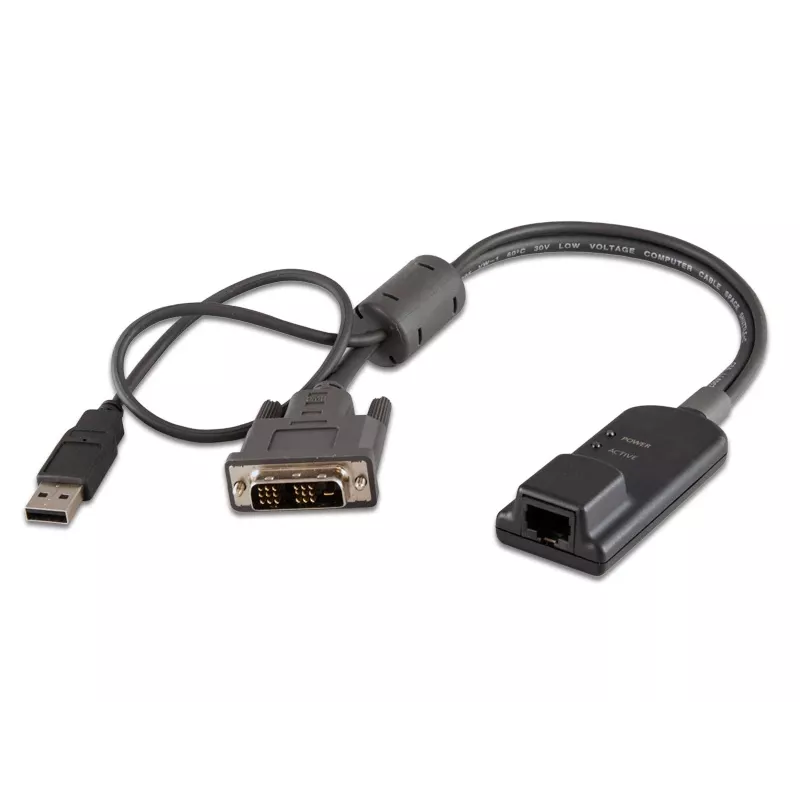 Vertiv Avocent MPUIQ-VMCDV KVM adaptér rozhrania DVI, USB 2.0 čierny