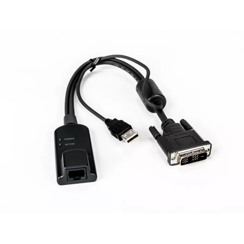 Vertiv Avocent MPUIQ-VMCDV KVM adaptér rozhrania DVI, USB 2.0 čierny