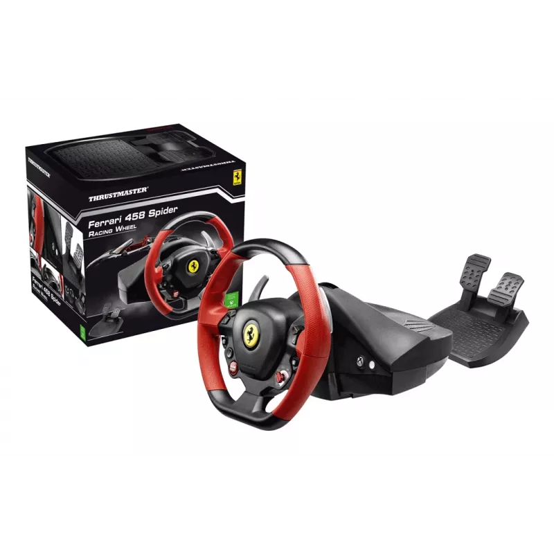 Thrustmaster Ferrari 458 Spider čierny, červený USB volant + pedále Xbox One